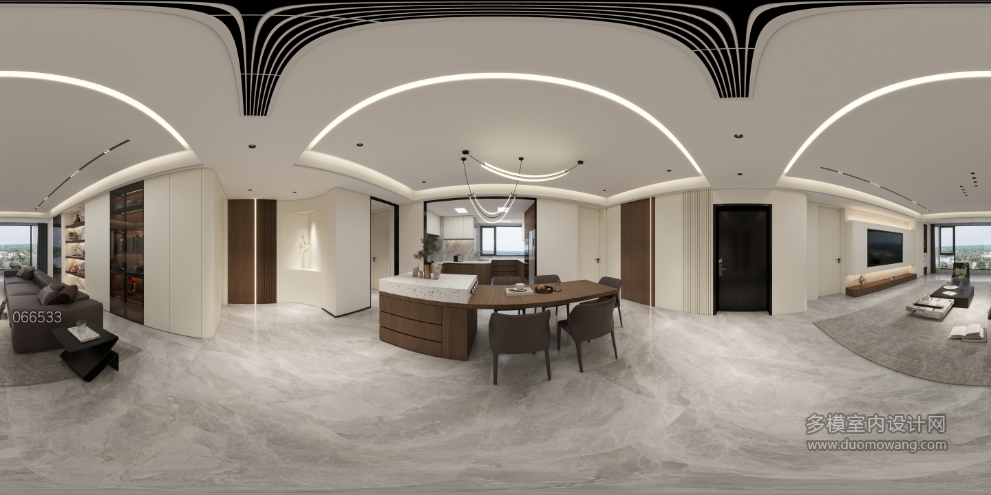 现代 餐厅 360