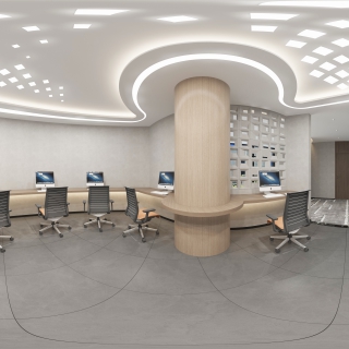 新中式办公区全景 (1)
