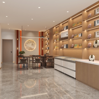 现代茶叶店