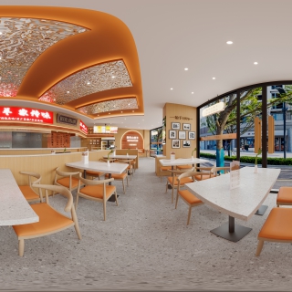 现代羊肉店全景