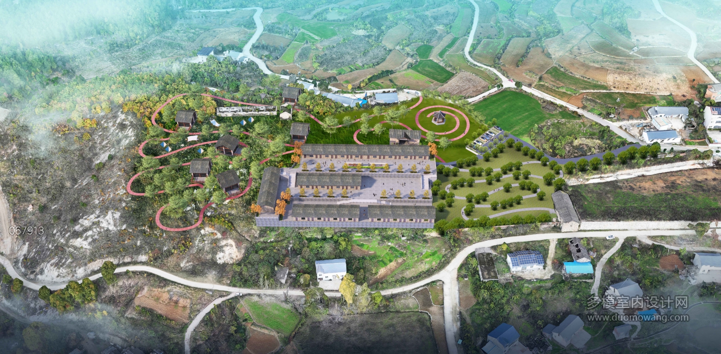红色基地（民宿）鸟瞰