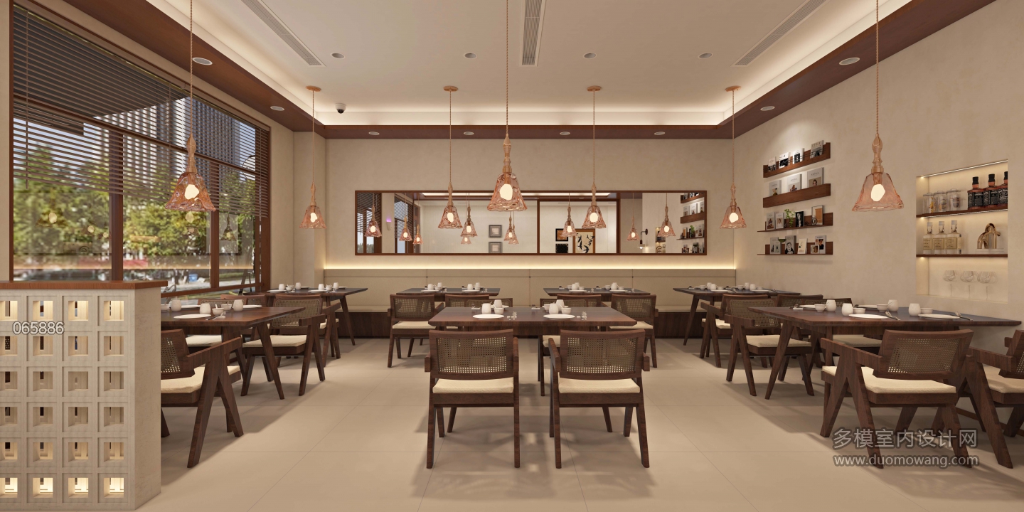 宅寂餐厅 大厅01