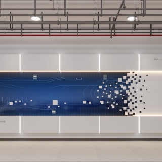 现代展示墙