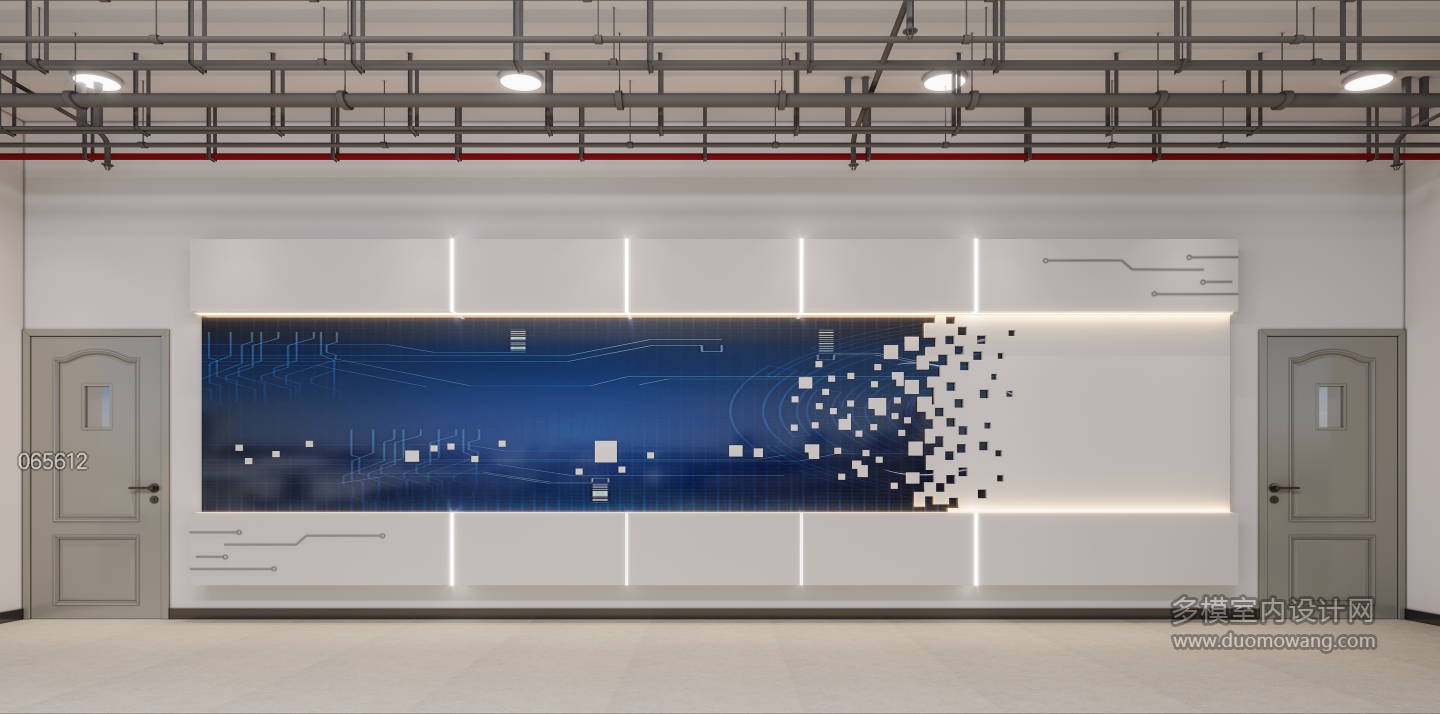 现代展示墙