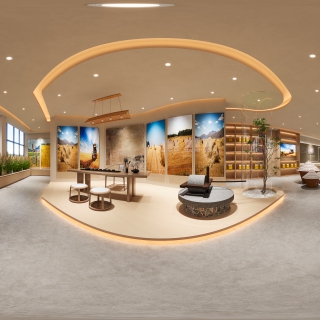 现代展厅全景