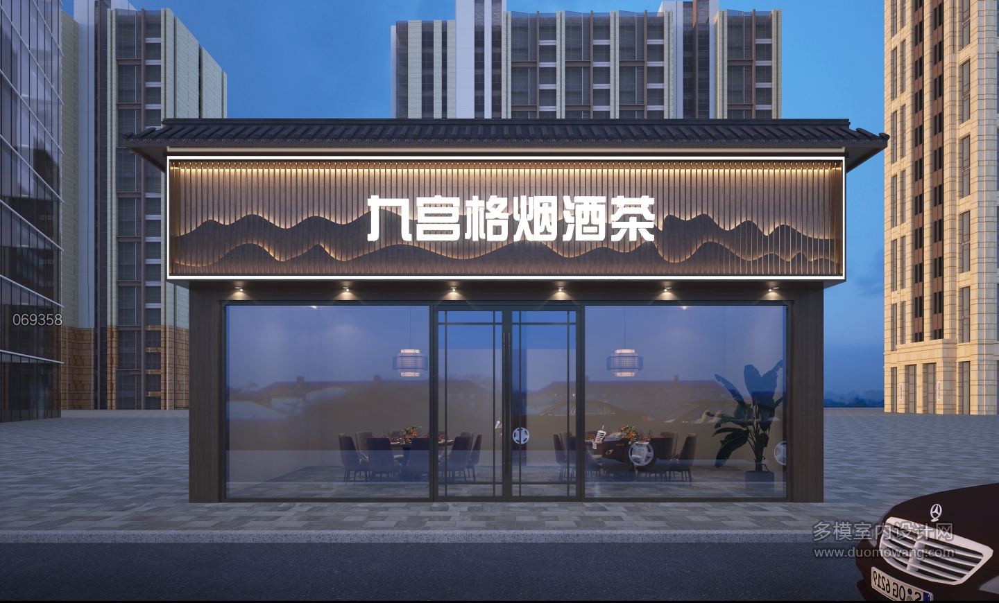门头透视