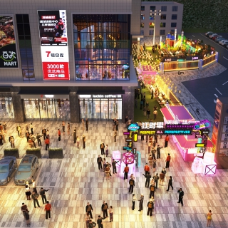 夜市鸟瞰2