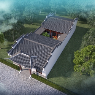 古建鸟瞰