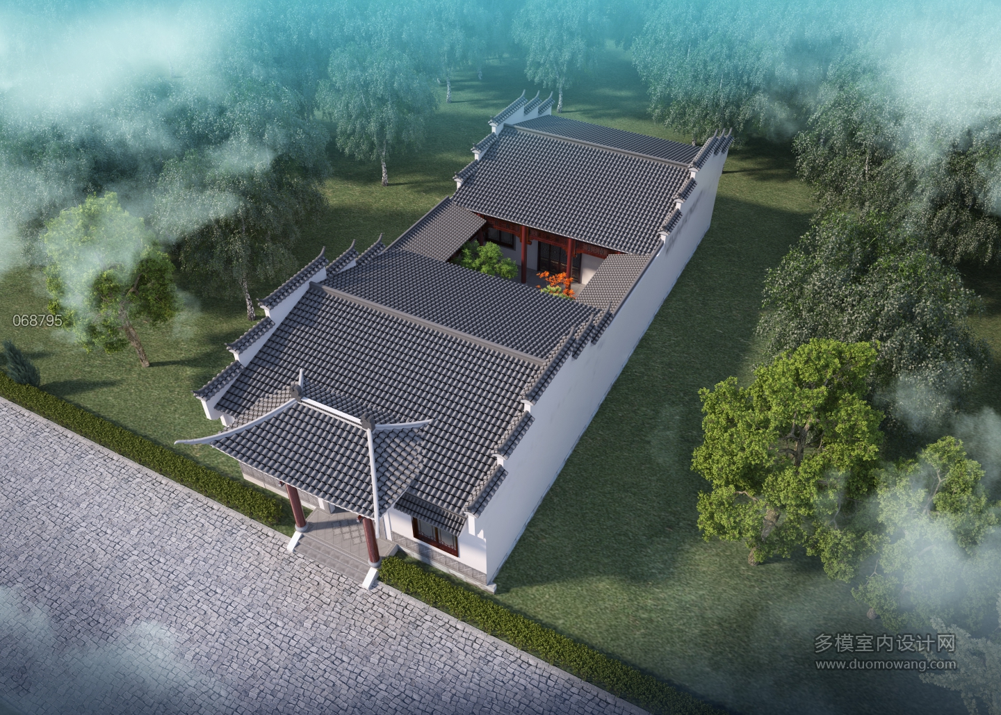 古建鸟瞰