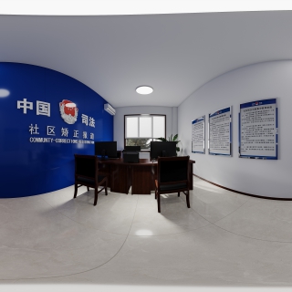 现代-二层报到室全景