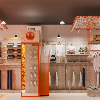 现代服装店单张2