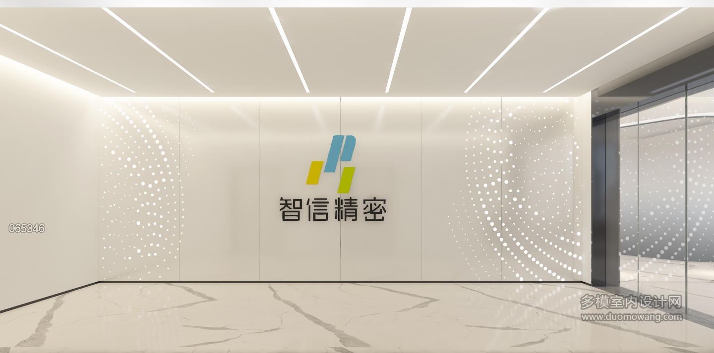 现代电梯厅背景