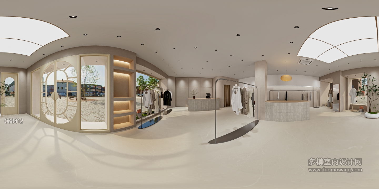 女装店全景
