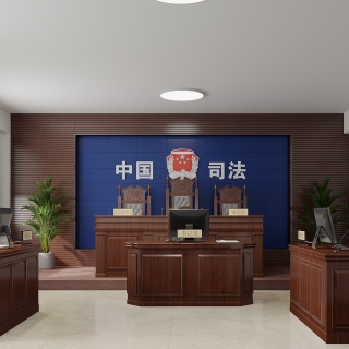 现代四层行政复议听证室