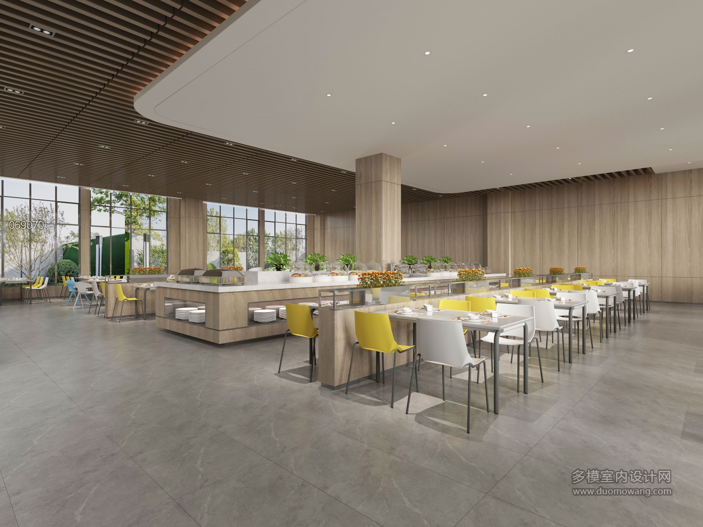 现代酒店用餐大厅5 (1)