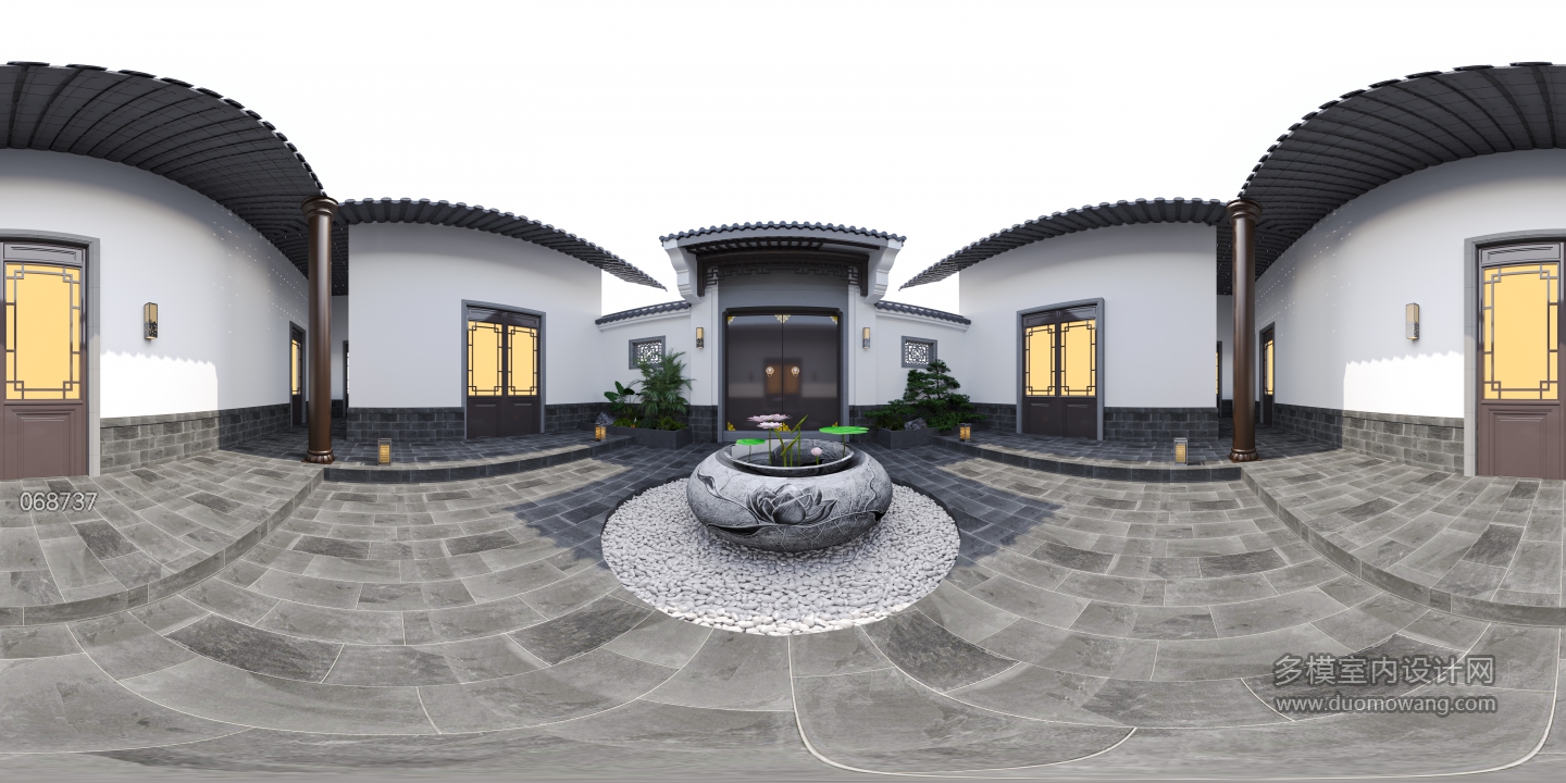 新中式庭院