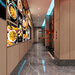 餐厅一楼过道
