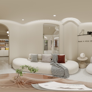 现代宠物店 全景
