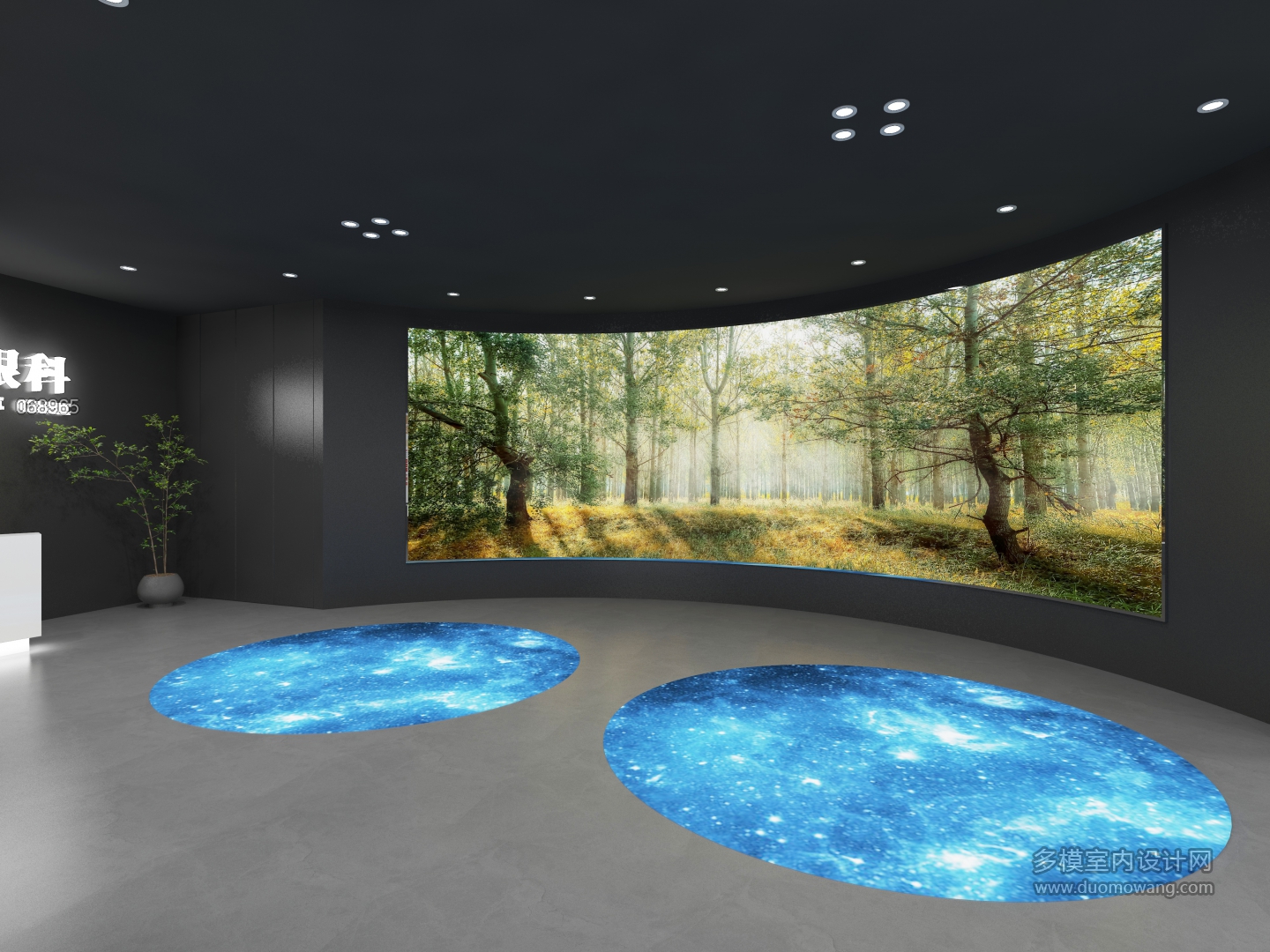 现代眼科展厅大厅-5
