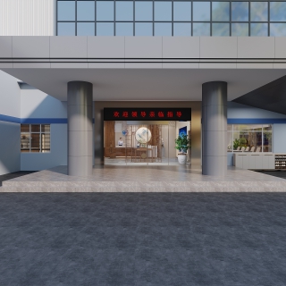现代办公楼门头