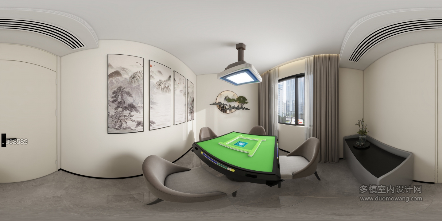 现代棋牌间