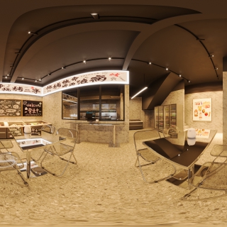 烧烤店全景