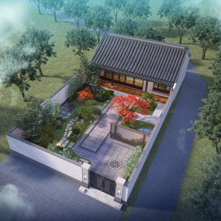 古建鸟瞰