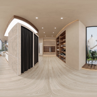 现代服装店全景1