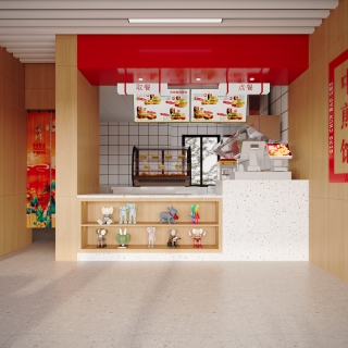 现代汉堡店特写 (3)
