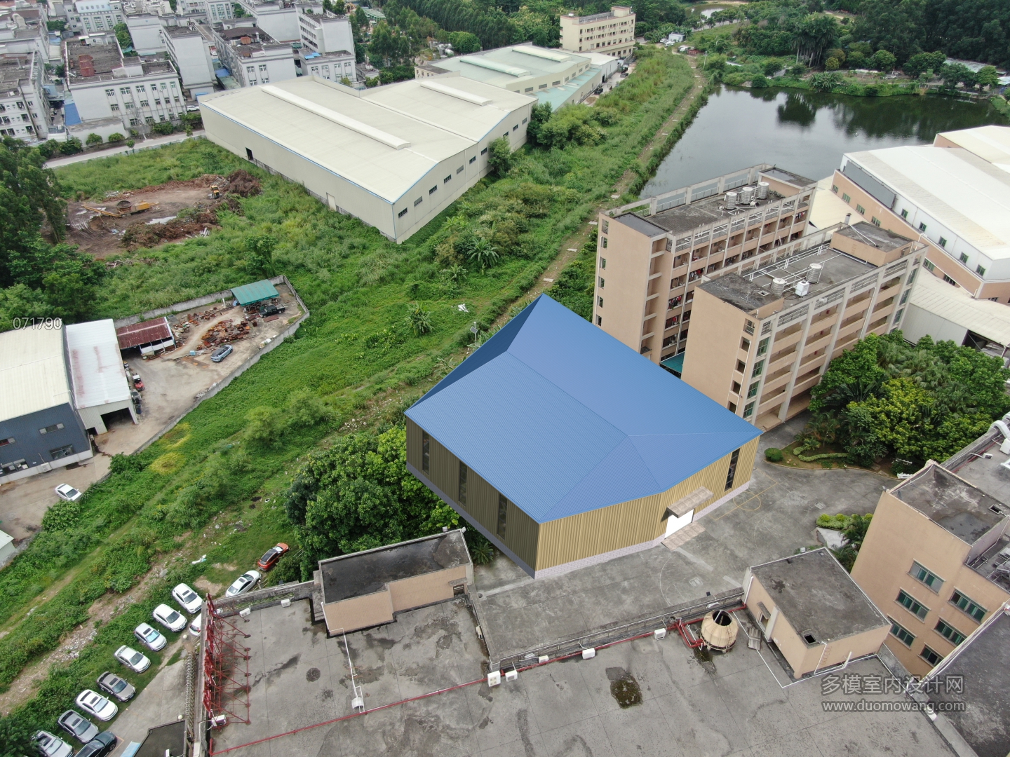 厂房鸟瞰