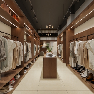 现代服装店