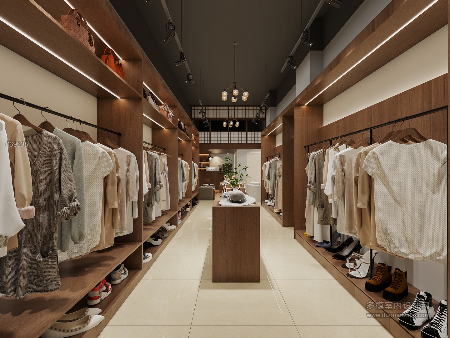 现代服装店