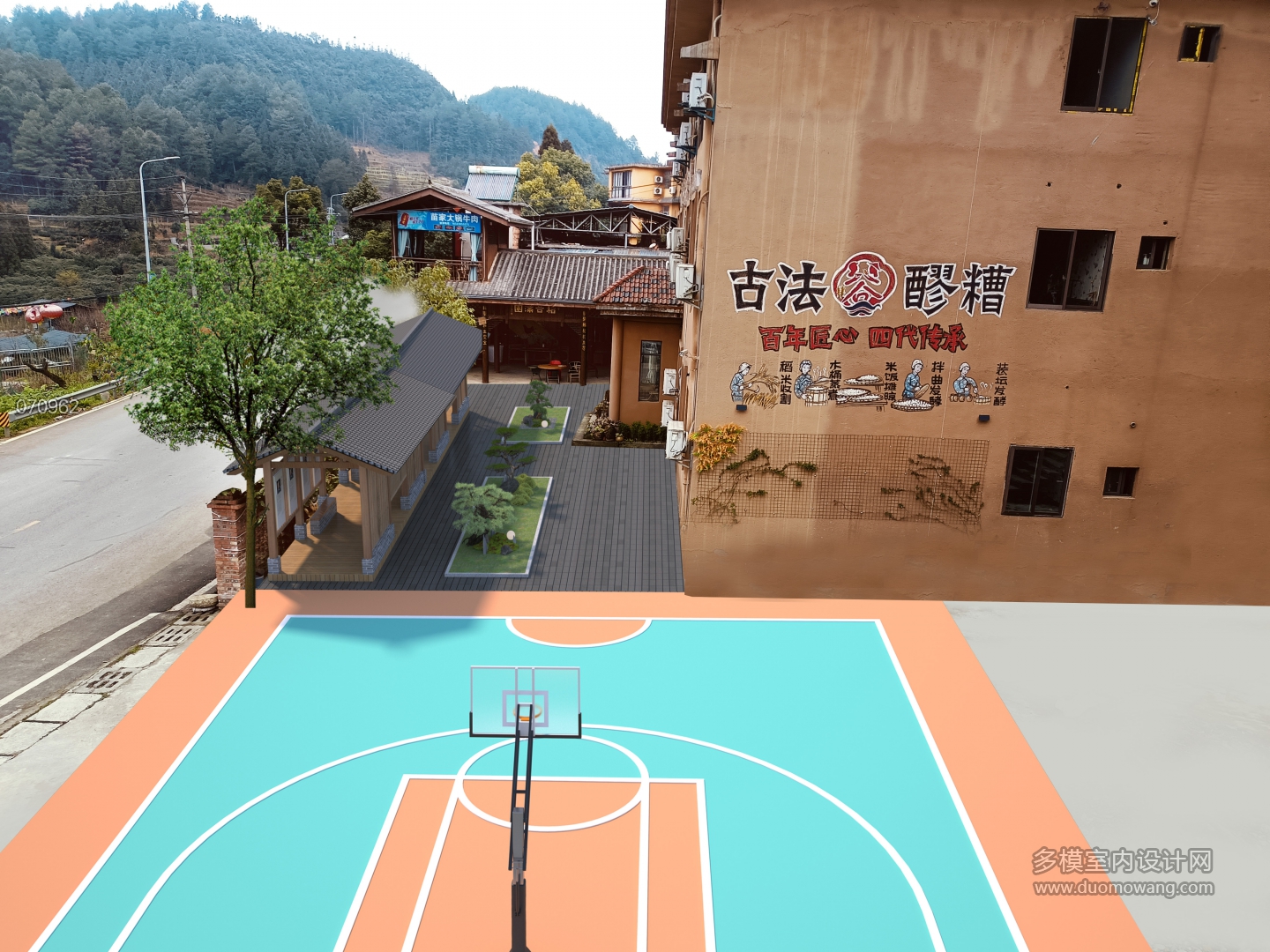 长廊p图