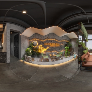 现代餐厅打卡区360