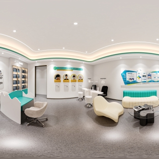 现代视力矫正店全景
