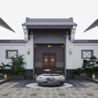 新中式庭院