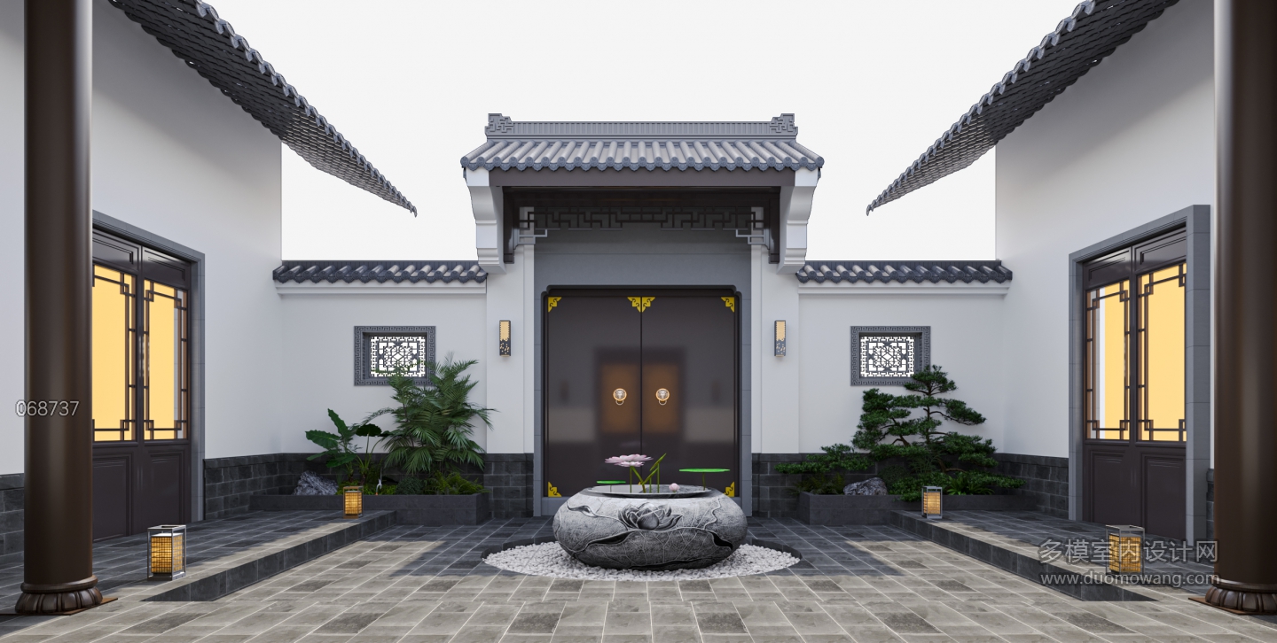新中式庭院