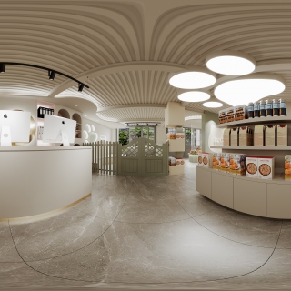 现代宠物店全景