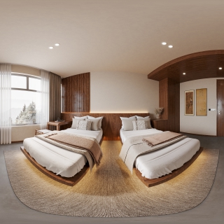 新中式二层客房4全景