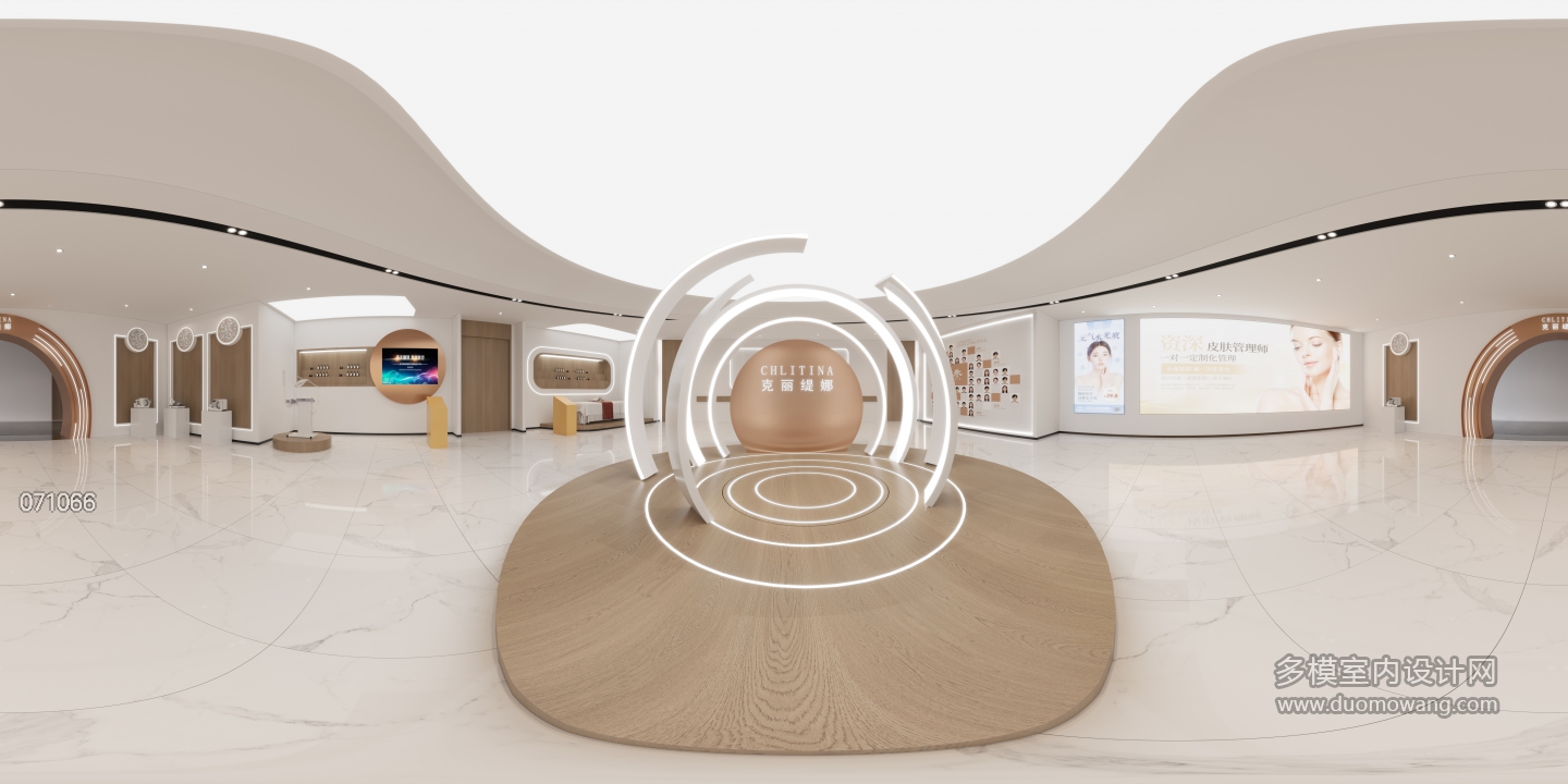 现代展厅全景
