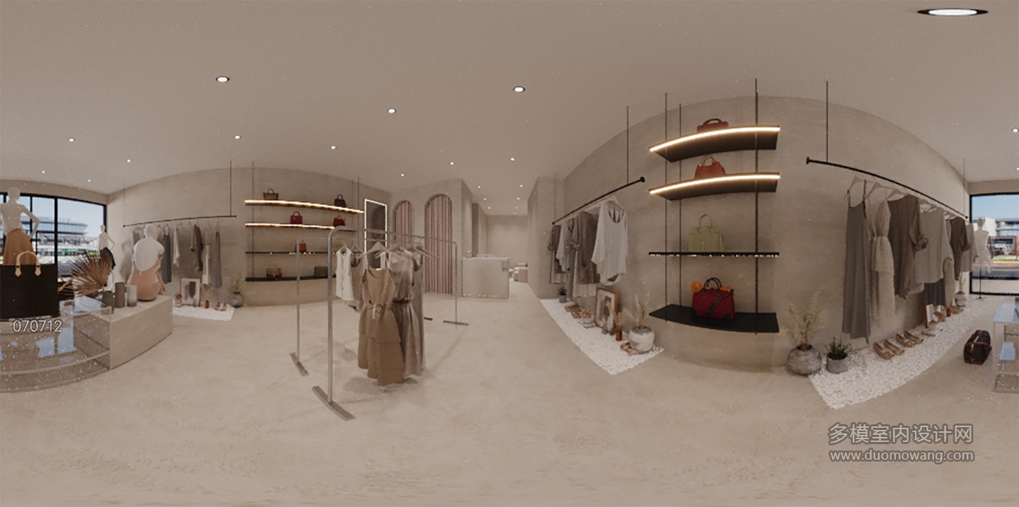 服装店全景