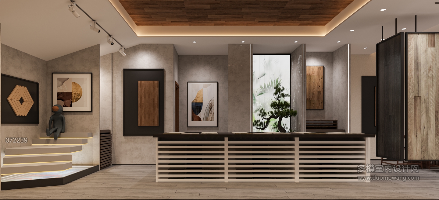 现代展厅静态3