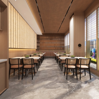 现代酒店面馆餐厅 (1)