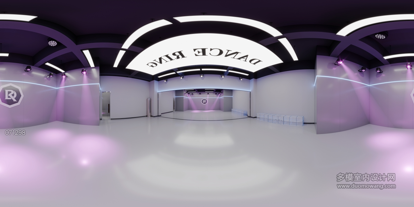 现代舞蹈教室全景