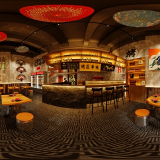 用餐区全景