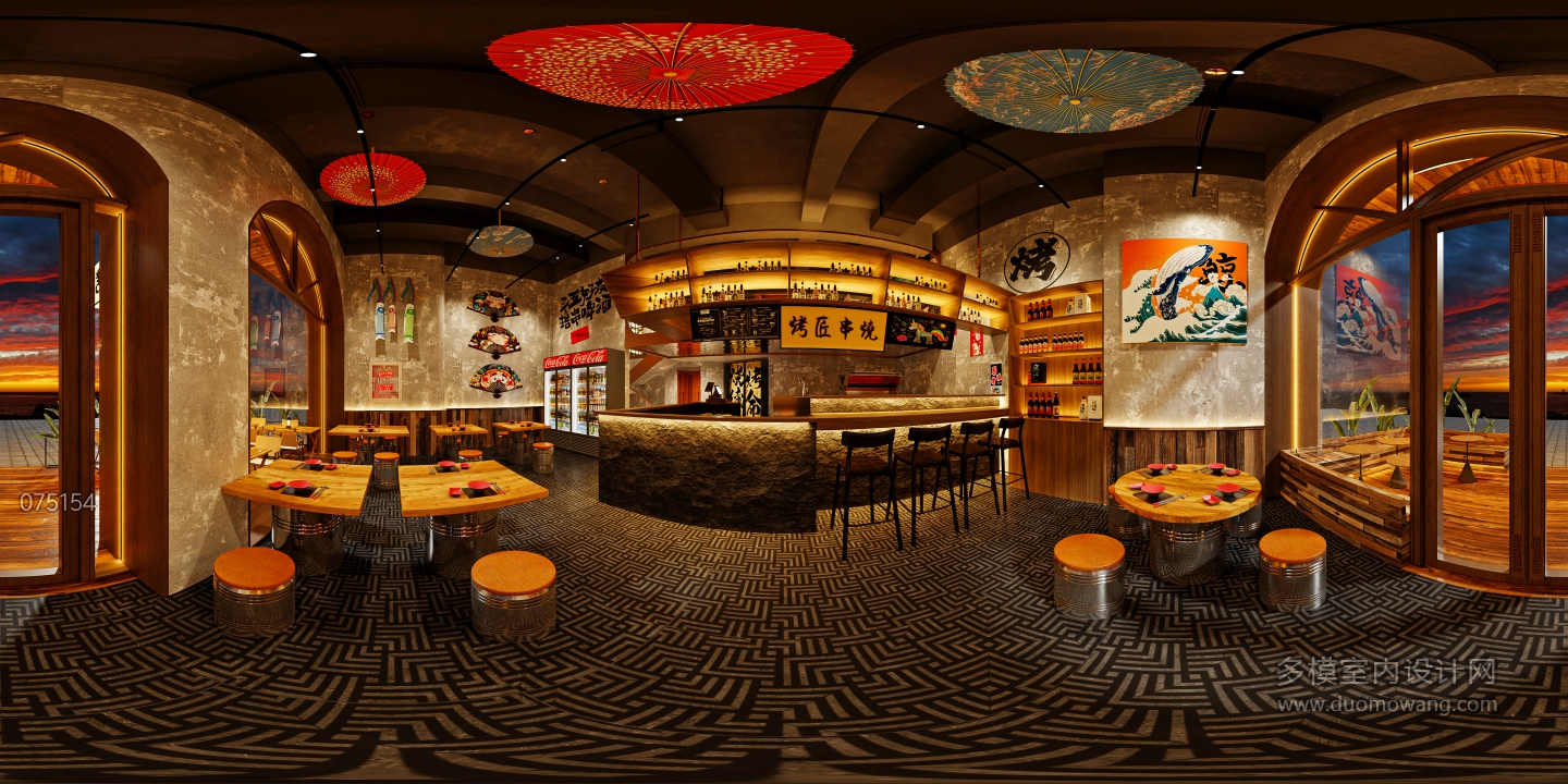 用餐区全景
