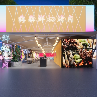 工业风门头