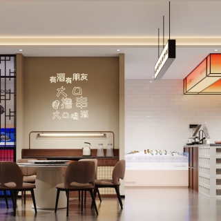 现代餐厅用餐区2