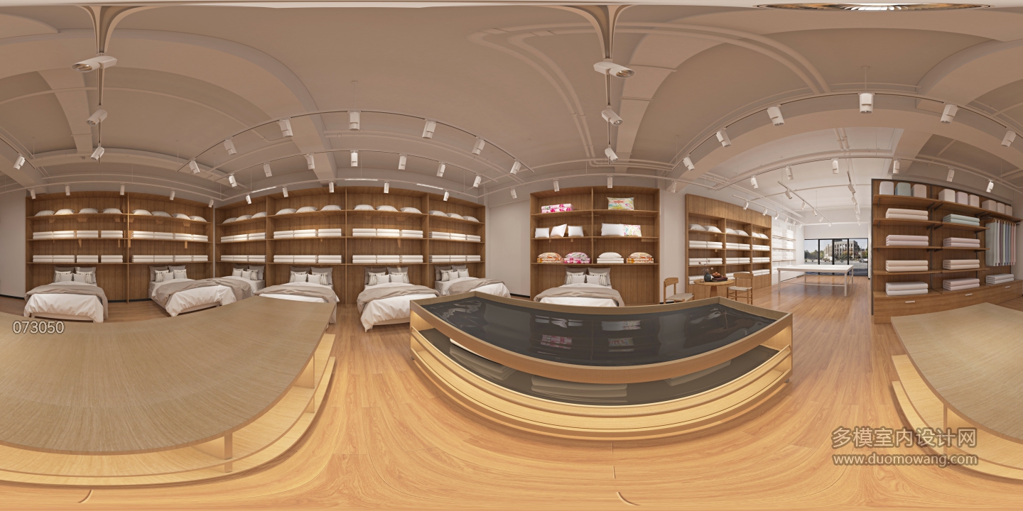 现代 家纺店 全景02