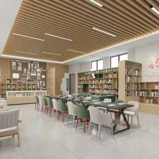现代学校图书室